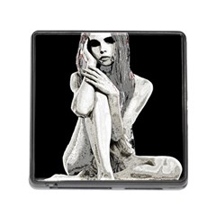 Stone Girl Memory Card Reader (square) by Valentinaart