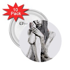 Stone Girl 2 25  Buttons (10 Pack) 