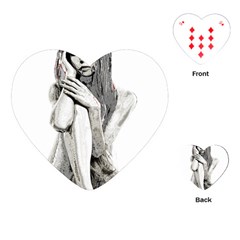 Stone Girl Playing Cards (heart) 