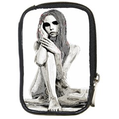 Stone Girl Compact Camera Cases by Valentinaart