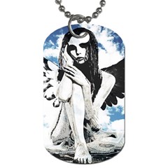 Angel Dog Tag (one Side) by Valentinaart