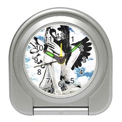 Angel Travel Alarm Clocks by Valentinaart