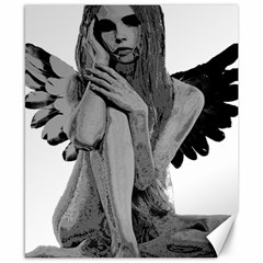 Stone Angel Canvas 8  X 10  by Valentinaart