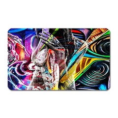 Graffiti Girl Magnet (rectangular)