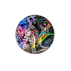 Graffiti Girl Hat Clip Ball Marker by Valentinaart