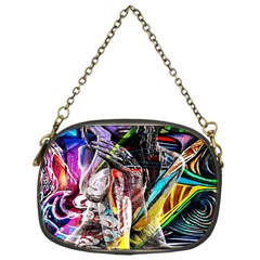 Graffiti Girl Chain Purses (one Side)  by Valentinaart