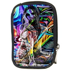 Graffiti Girl Compact Camera Cases by Valentinaart