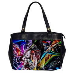 Graffiti Girl Office Handbags by Valentinaart