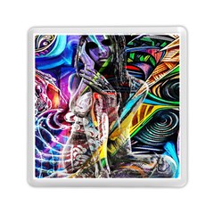 Graffiti Girl Memory Card Reader (square) 