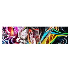 Graffiti Girl Satin Scarf (oblong)