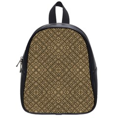 Wooden Ornamented Pattern School Bags (small)  by dflcprints