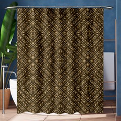 Wooden Ornamented Pattern Shower Curtain 60  X 72  (medium) 