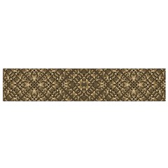 Wooden Ornamented Pattern Flano Scarf (small)  by dflcprints