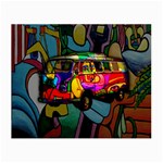 Hippie van  Small Glasses Cloth (2-Side) Front