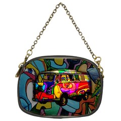 Hippie Van  Chain Purses (two Sides)  by Valentinaart