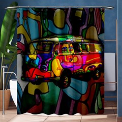 Hippie Van  Shower Curtain 60  X 72  (medium) 