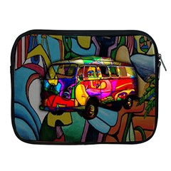 Hippie Van  Apple Ipad 2/3/4 Zipper Cases by Valentinaart