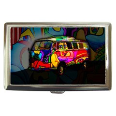 Hippie Van  Cigarette Money Cases by Valentinaart