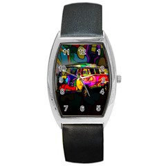 Hippie Van  Barrel Style Metal Watch by Valentinaart