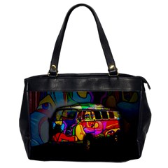 Hippie Van  Office Handbags by Valentinaart