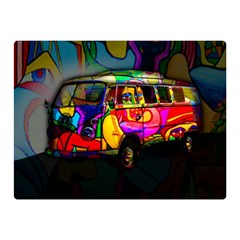 Hippie Van  Double Sided Flano Blanket (mini) 