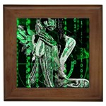 Cyber angel Framed Tiles Front