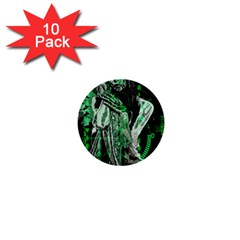 Cyber angel 1  Mini Buttons (10 pack) 