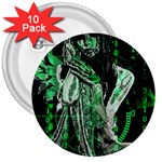 Cyber angel 3  Buttons (10 pack)  Front