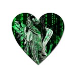 Cyber angel Heart Magnet Front