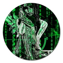 Cyber Angel Magnet 5  (round)