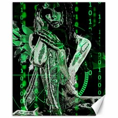 Cyber Angel Canvas 16  X 20   by Valentinaart