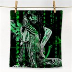 Cyber angel Face Towel Front