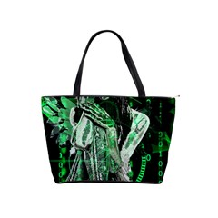 Cyber Angel Shoulder Handbags by Valentinaart