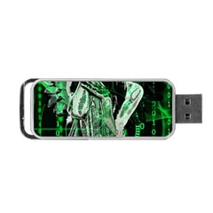 Cyber Angel Portable Usb Flash (two Sides) by Valentinaart