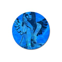 Underwater Angel Magnet 3  (round) by Valentinaart