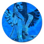 Underwater angel Magnet 5  (Round) Front