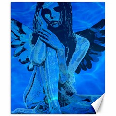 Underwater Angel Canvas 20  X 24   by Valentinaart