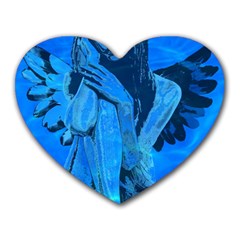 Underwater Angel Heart Mousepads by Valentinaart