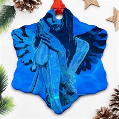 Underwater Angel Ornament (snowflake)