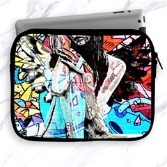 Graffiti Angel Apple Ipad 2/3/4 Zipper Cases by Valentinaart