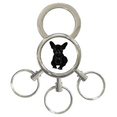 Bulldog 3-ring Key Chains by Valentinaart