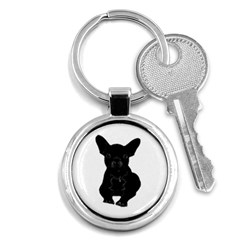 Bulldog Key Chains (round)  by Valentinaart