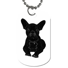 Bulldog Dog Tag (two Sides) by Valentinaart