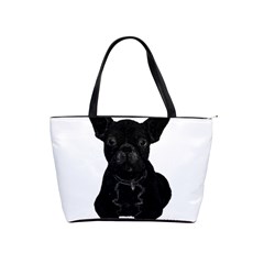 Bulldog Shoulder Handbags by Valentinaart