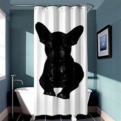 Bulldog Shower Curtain 36  X 72  (stall) 