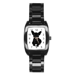 Bulldog Stainless Steel Barrel Watch by Valentinaart