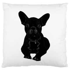 Bulldog Standard Flano Cushion Case (one Side) by Valentinaart