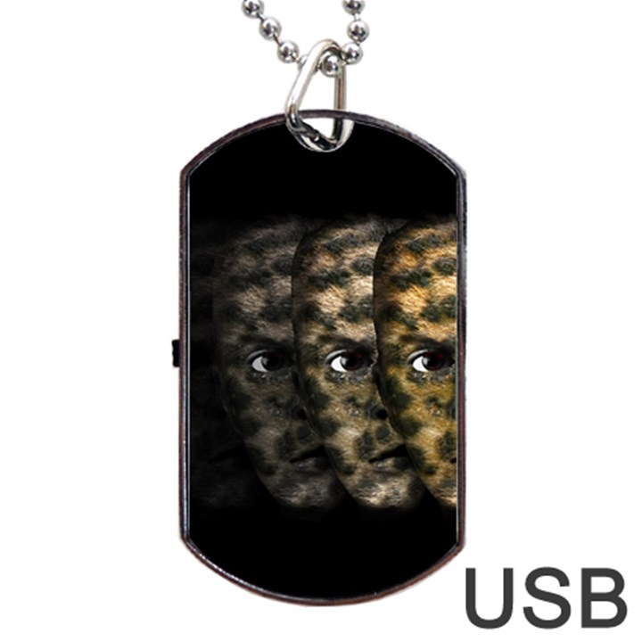 Wild child Dog Tag USB Flash (One Side)