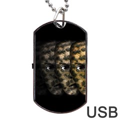 Wild Child Dog Tag Usb Flash (two Sides)