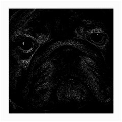 Black Bulldog Medium Glasses Cloth (2-side)